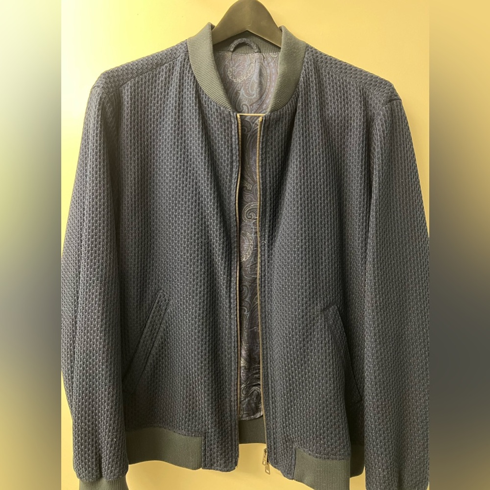 Etro Cotton Jersey Bomber Jacket